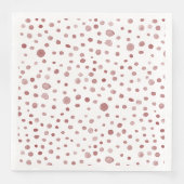 Serviette En Papier Papier à pois Ruby Confetti (Devant)
