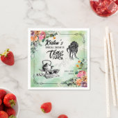 Serviette En Papier Papier à thé Fête des mariées (En situation)