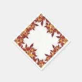 Serviette En Papier Papier à thème d'automne (Coin)