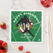 Serviette En Papier Papier à thème de FOOTBALL Napkins HAMbyWG (En situation)