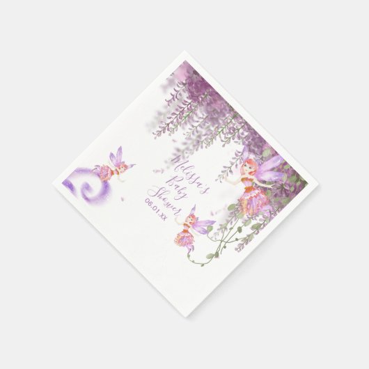 Serviette En Papier Papier à thème fée magique Napkin (Coin)