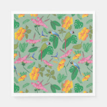 Papier à thème tropical Napkin