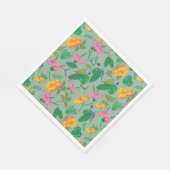 Serviette En Papier Papier à thème tropical Napkin (Coin)