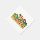 Serviette En Papier Papier à vélo famille (Coin)