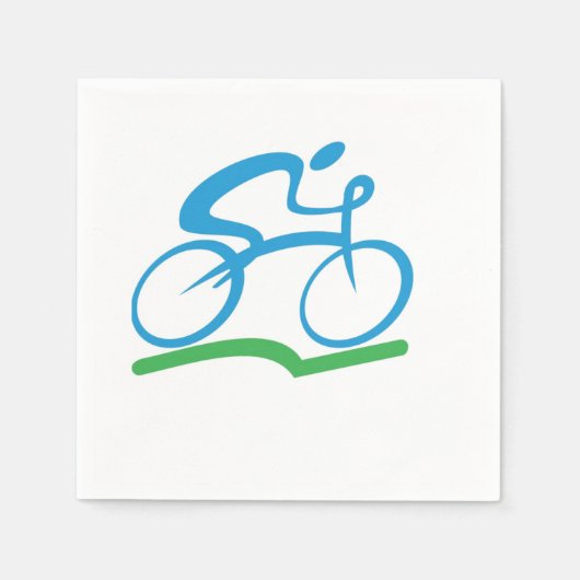 Serviette En Papier Papier à vélo serviettes (Devant)
