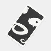 Serviette En Papier Papier abstrait moderne Napkin (Coin)