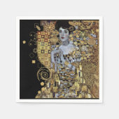 Serviette En Papier Papier Adele Klimt Napkin (Devant)