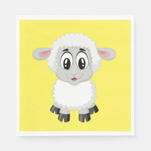 Serviette En Papier Papier 'agneau' Napkin
