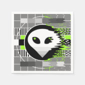 Serviette En Papier Papier Alien (Devant)