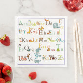 Serviette En Papier Papier - Alphabet (En situation)