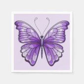Serviette En Papier Papier Amethyst Wings Napkin (Devant)