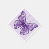 Serviette En Papier Papier Amethyst Wings Napkin (Coin)