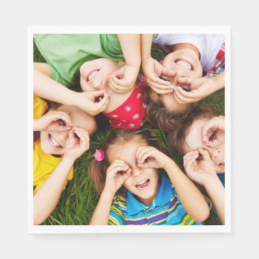 Serviette En Papier Papier amusant été pour enfants (Devant)