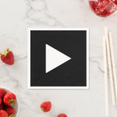 Serviette En Papier Papier Anniversaire (En situation)