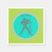 Serviette En Papier Papier Aquarius Napkin (Devant)