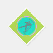 Serviette En Papier Papier Aquarius Napkin (Coin)