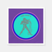 Serviette En Papier Papier Aquarius Napkin (Devant)