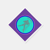 Serviette En Papier Papier Aquarius Napkin (Coin)