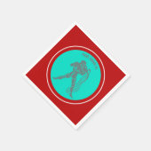 Serviette En Papier Papier Aquarius Napkin (Coin)