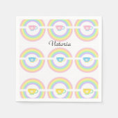 Serviette En Papier Papier, Arc-en-ciel (Devant)