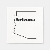 Serviette En Papier Papier Arizona Napkin (Devant)