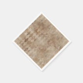 Serviette En Papier Papier Arlequin Brown en détresse (Coin)