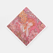 Serviette En Papier Papier Art Nouveau (Coin)