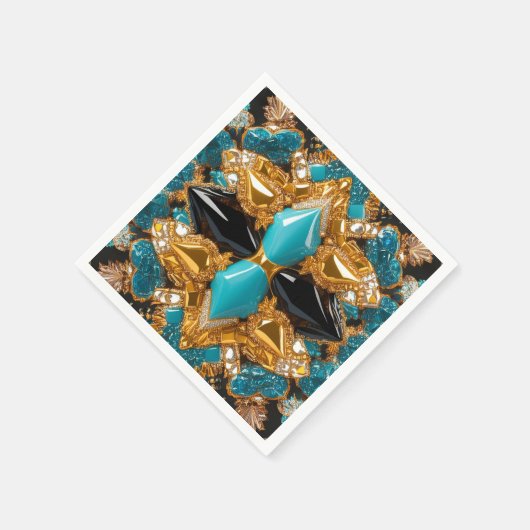 Serviette En Papier Papier avec bambou Conception (Coin)