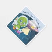 Serviette En Papier Papier Baby shower Alien Napkin (Coin)