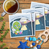 Serviette En Papier Papier Baby shower Alien Napkin