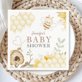 Serviette En Papier Papier Baby shower Bumble Bee