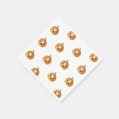 Serviette En Papier Papier Baby shower Citrouille Halloween Napkin (Coin)