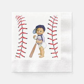 Serviette En Papier Papier Baby shower de base-ball