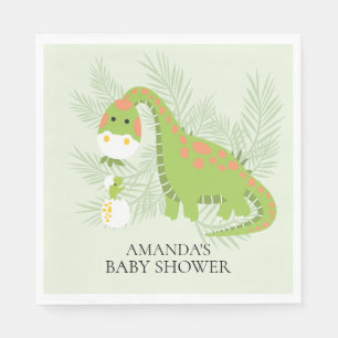 Serviette En Papier Papier Baby shower Dinosaur Boys Napkins