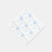 Serviette En Papier Papier Baby shower garçon Napkin avec ballons (Coin)