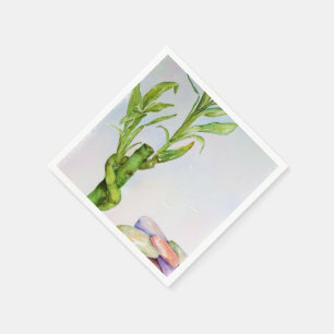 SERVIETTE EN PAPIER PAPIER BAMBOU LUCKY NAPKINS
