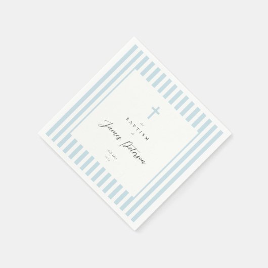 Serviette En Papier Papier Baptême Élégant Papier Baptême Napkin (Coin)