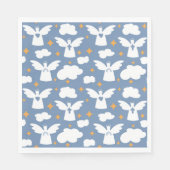 Serviette En Papier Papier Baptism Angel (Devant)