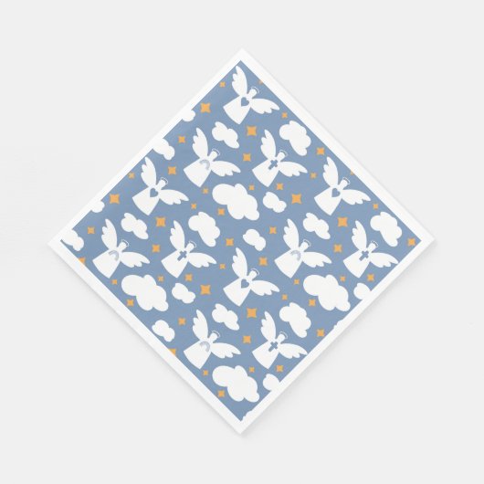 Serviette En Papier Papier Baptism Angel (Coin)