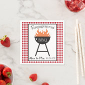 Serviette En Papier Papier BBQ personnalisé Napkin (En situation)