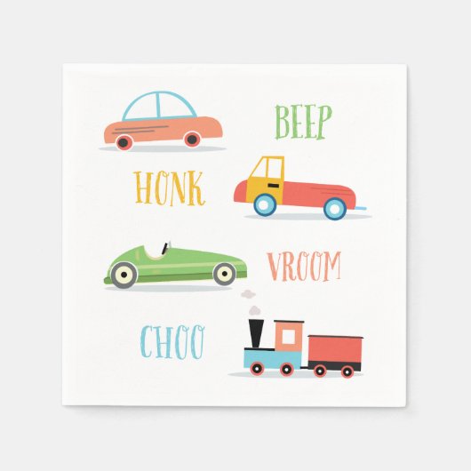 Serviette En Papier Papier Beep Hono Choo Napkin (Devant)