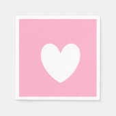 Serviette En Papier Papier blanc (Devant)