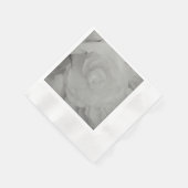 Serviette En Papier Papier blanc Begonia (Coin)