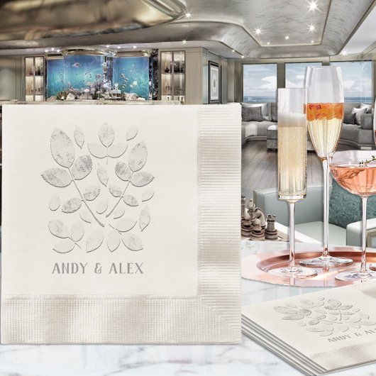 Serviette En Papier Papier blanc de levain Cocktail serviettes