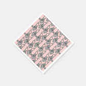 Serviette En Papier Papier blanc Tigre (Coin)