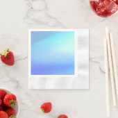 Serviette En Papier Papier bleu ciel Napkin (En situation)