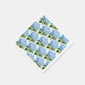 Serviette En Papier Papier bleu Hydrangea (Coin)