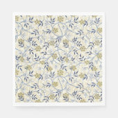 Serviette En Papier Papier bleu Jasmine (Devant)