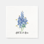 Serviette En Papier Papier Bluebonnets (Devant)