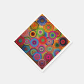 Serviette En Papier Papier Bohème (Coin)
